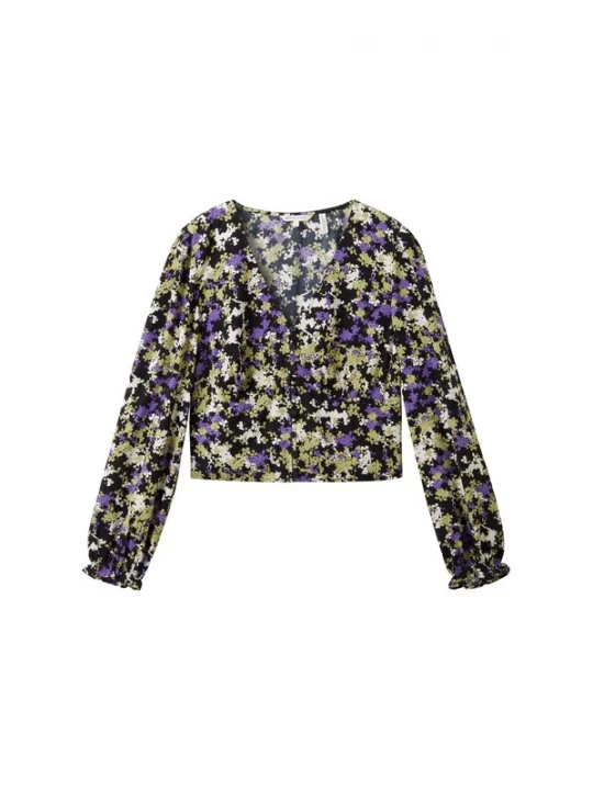 Foto van product TOM TAILOR DENIM Blouse gemengde kleuren