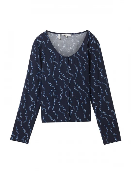 Foto van product TOM TAILOR DENIM Blouse navy / lichtblauw