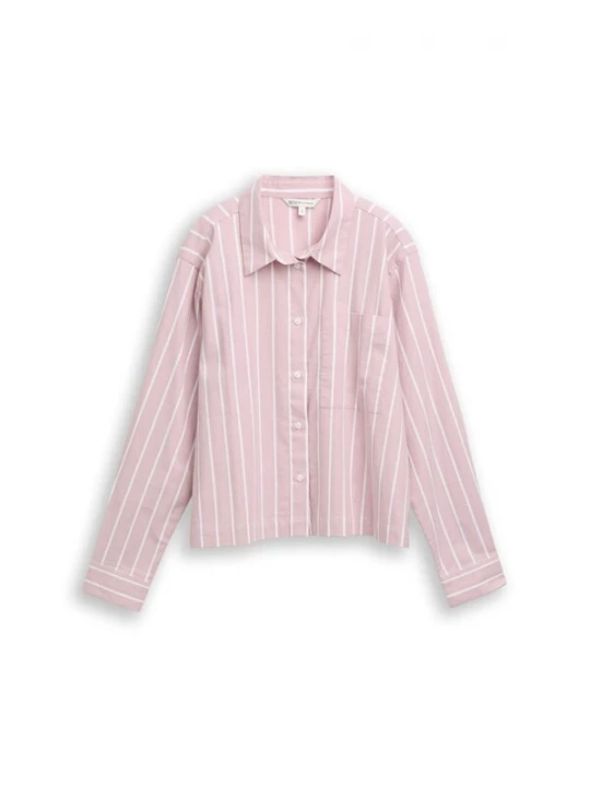 Foto van product TOM TAILOR DENIM Blouse rosé / wit