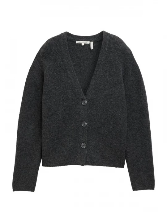 Foto van product TOM TAILOR DENIM Gebreid vest antraciet