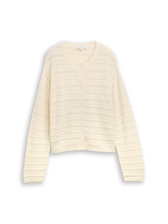 Foto van product TOM TAILOR DENIM Gebreid vest beige