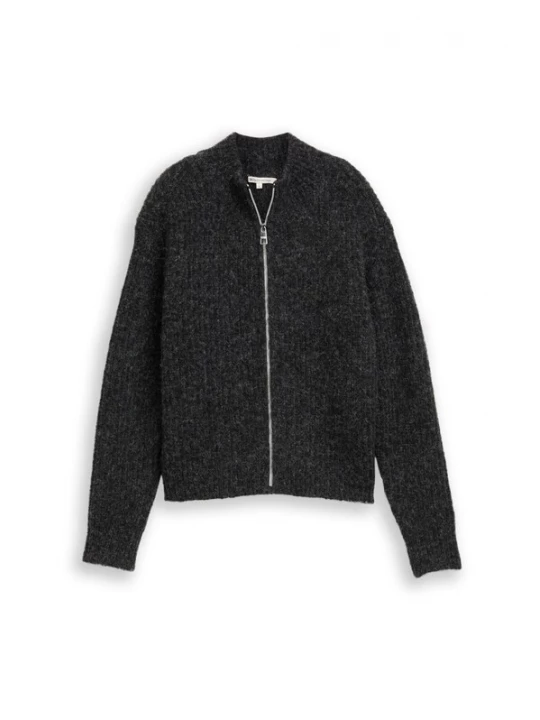 Foto van product TOM TAILOR DENIM Gebreid vest grijs