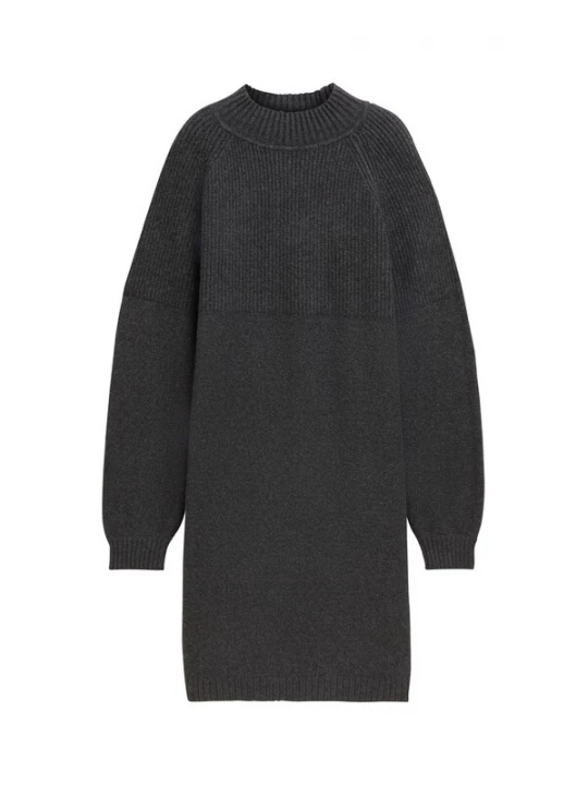Foto van product TOM TAILOR DENIM Gebreide jurk antraciet