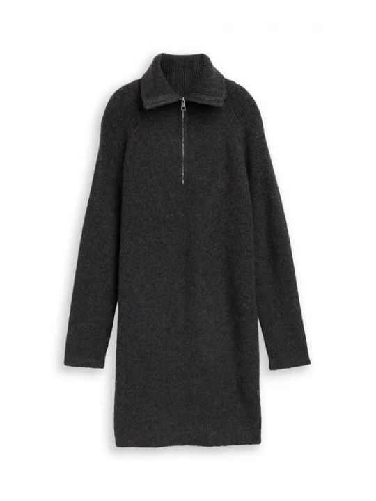 Foto van product TOM TAILOR DENIM Gebreide jurk antraciet