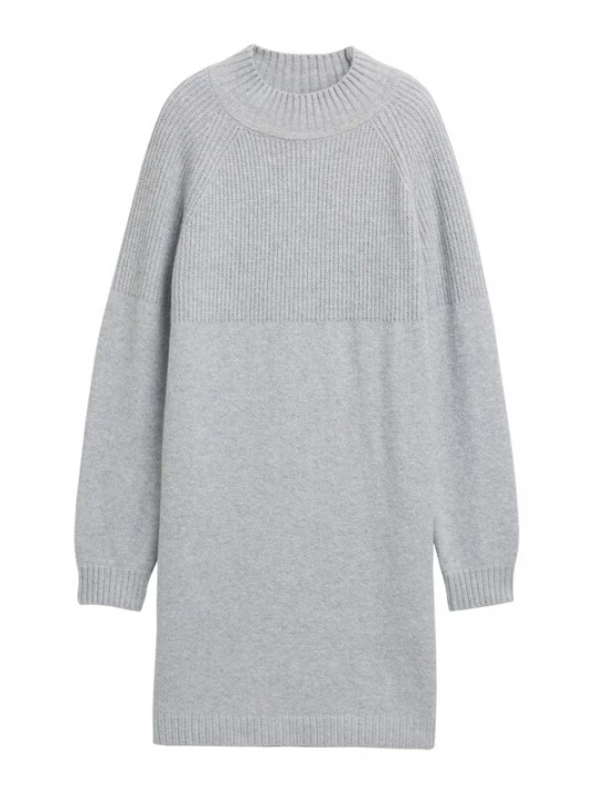 Foto van product TOM TAILOR DENIM Gebreide jurk lichtgrijs