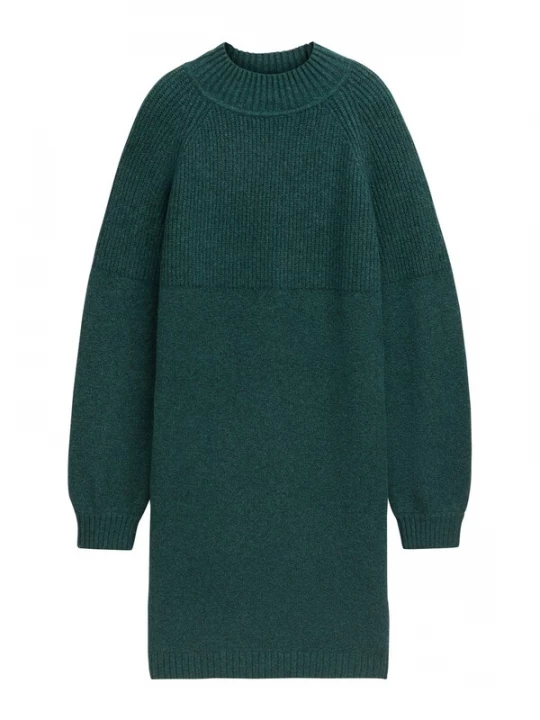 Foto van product TOM TAILOR DENIM Gebreide jurk smaragd