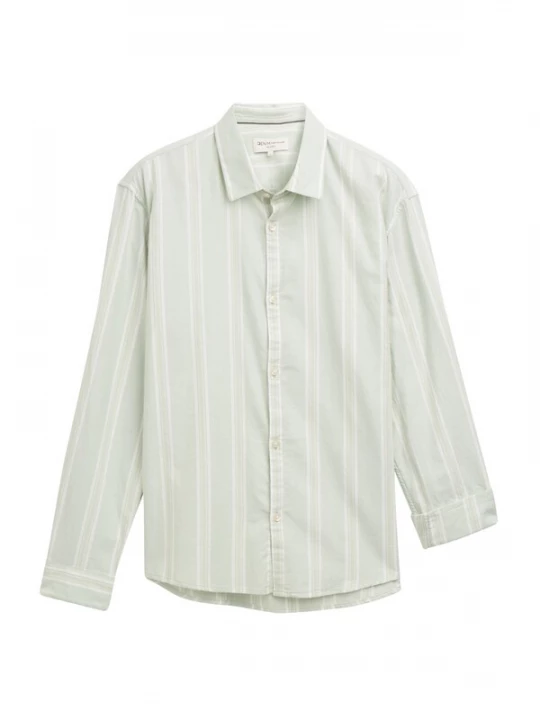 Foto van product TOM TAILOR DENIM Overhemd grijs / offwhite