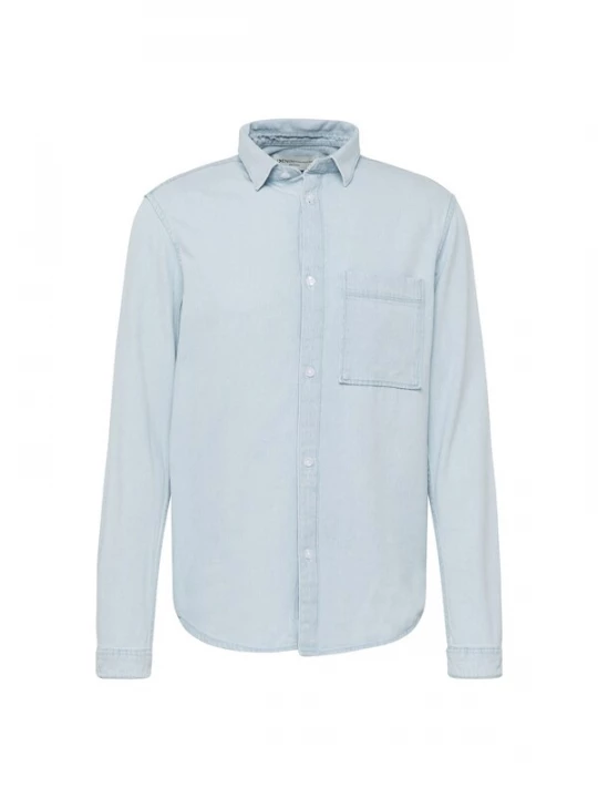 Foto van product TOM TAILOR DENIM Overhemd lichtblauw