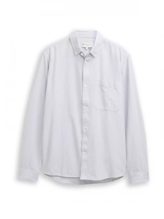 Foto van product TOM TAILOR DENIM Overhemd lichtgrijs / zwart