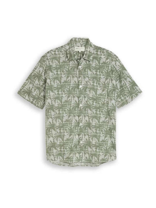 Foto van product TOM TAILOR DENIM Overhemd mintgroen / pastelgroen