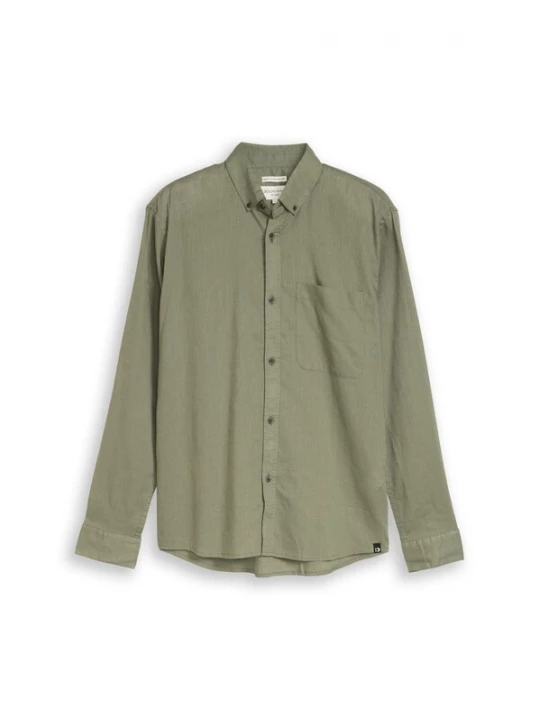 Foto van product TOM TAILOR DENIM Overhemd olijfgroen