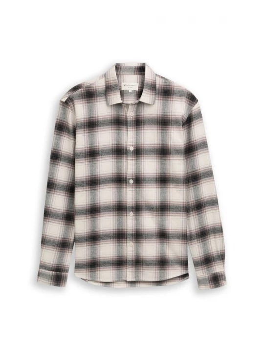 Foto van product TOM TAILOR DENIM Overhemd zwart / wit