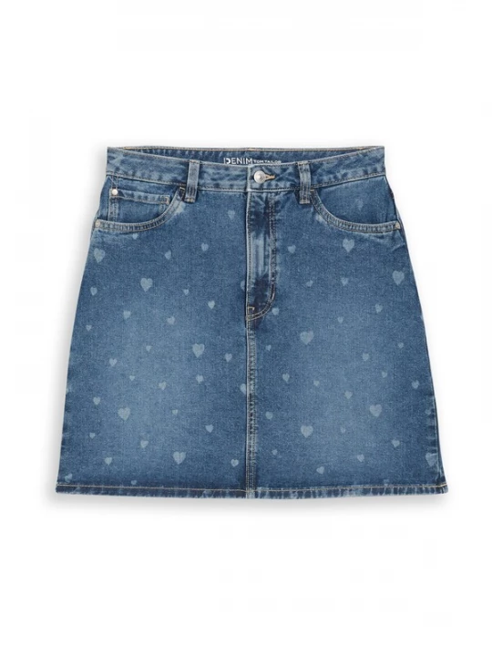 Foto van product TOM TAILOR DENIM Rok blauw denim / donkerblauw