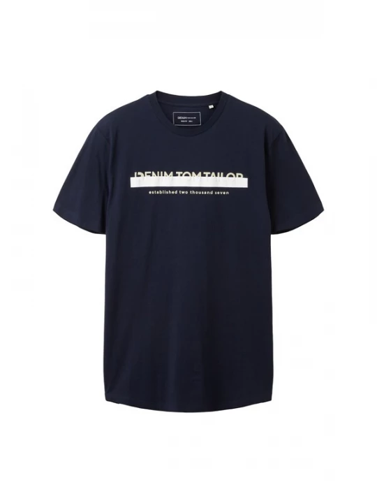 Foto van product TOM TAILOR DENIM Shirt crème / navy / wit