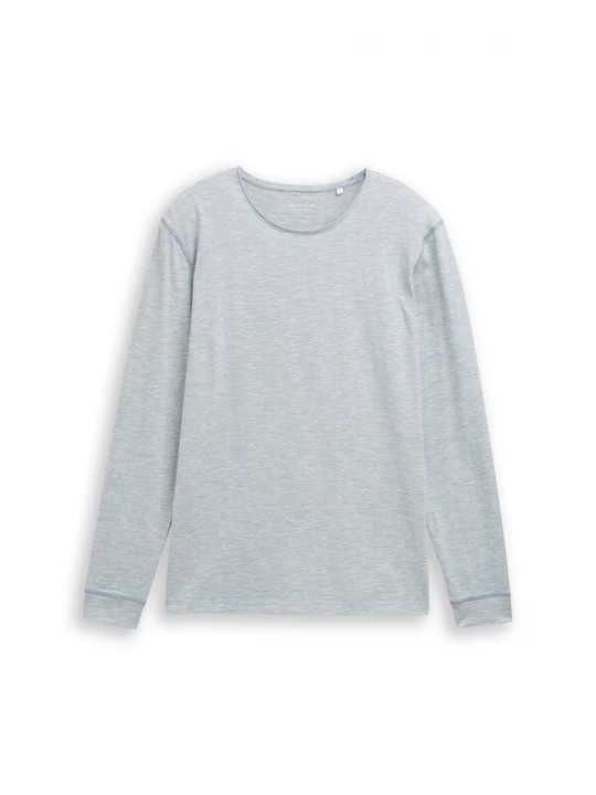 Foto van product TOM TAILOR DENIM Shirt donkerblauw / wit