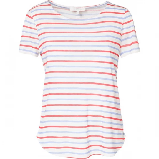 Foto van product TOM TAILOR DENIM Shirt 'Fluent' blauw / rood / wit