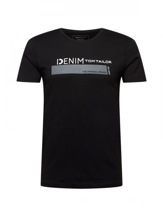 Foto van product TOM TAILOR DENIM Shirt grijs / zwart / wit