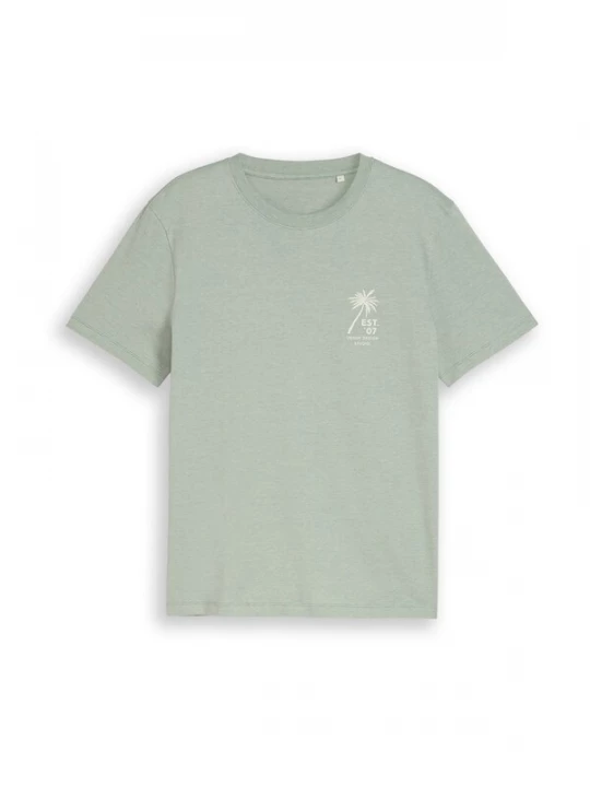 Foto van product TOM TAILOR DENIM Shirt groen / wit