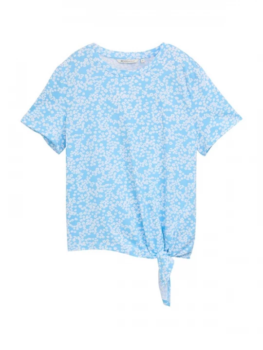 Foto van product TOM TAILOR DENIM Shirt hemelsblauw / wit