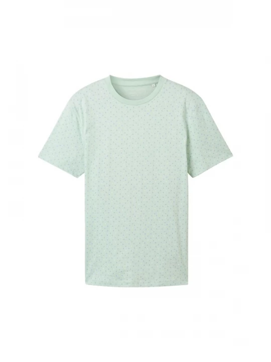 Foto van product TOM TAILOR DENIM Shirt lichtblauw / mintgroen / wit