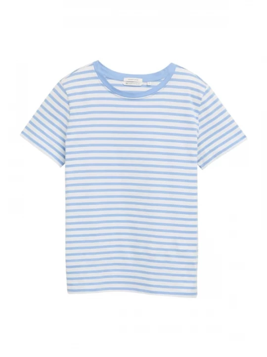 Foto van product TOM TAILOR DENIM Shirt lichtblauw / offwhite