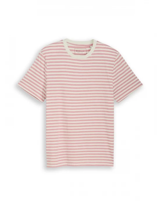 Foto van product TOM TAILOR DENIM Shirt lichtrood / offwhite