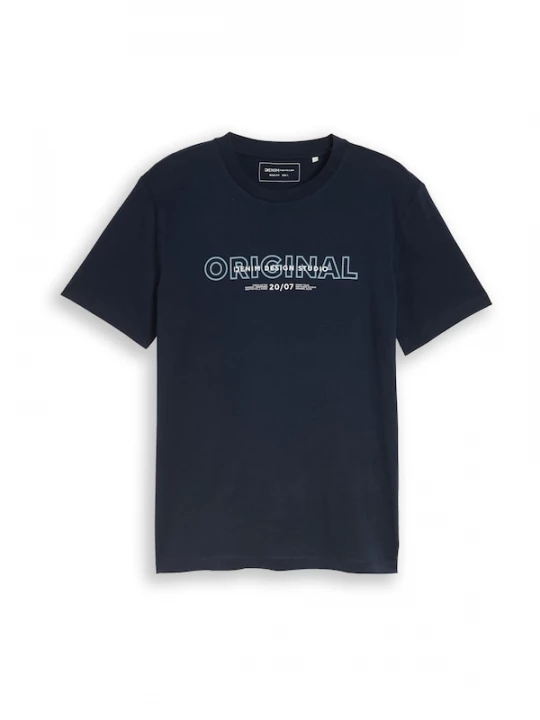 Foto van product TOM TAILOR DENIM Shirt marine / lichtblauw / wit