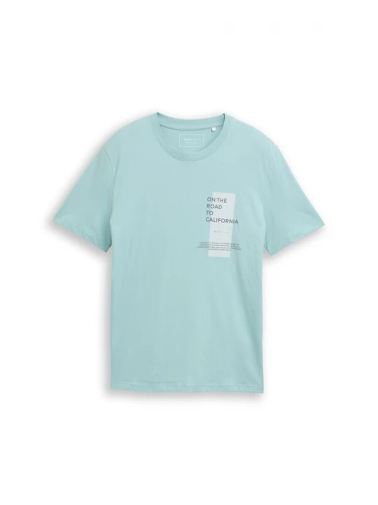 Foto van product TOM TAILOR DENIM Shirt mintgroen / wit
