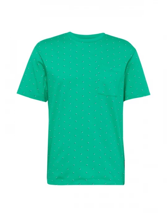 Foto van product TOM TAILOR DENIM Shirt navy / jade groen / zwart / wit