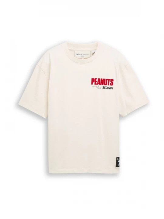 Foto van product TOM TAILOR DENIM Shirt rood / zwart / offwhite