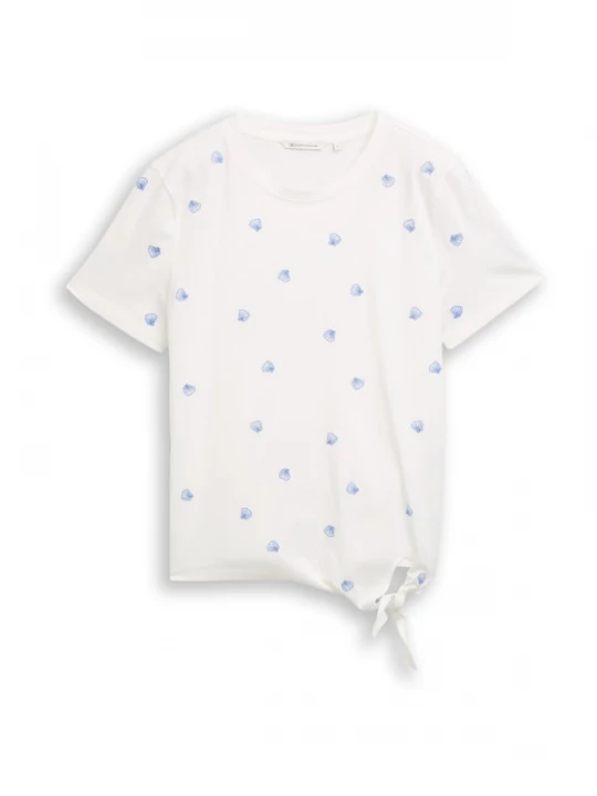 Foto van product TOM TAILOR DENIM Shirt royal blue / koningsblauw / offwhite