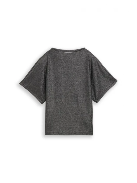 Foto van product TOM TAILOR DENIM Shirt zwart gemêleerd