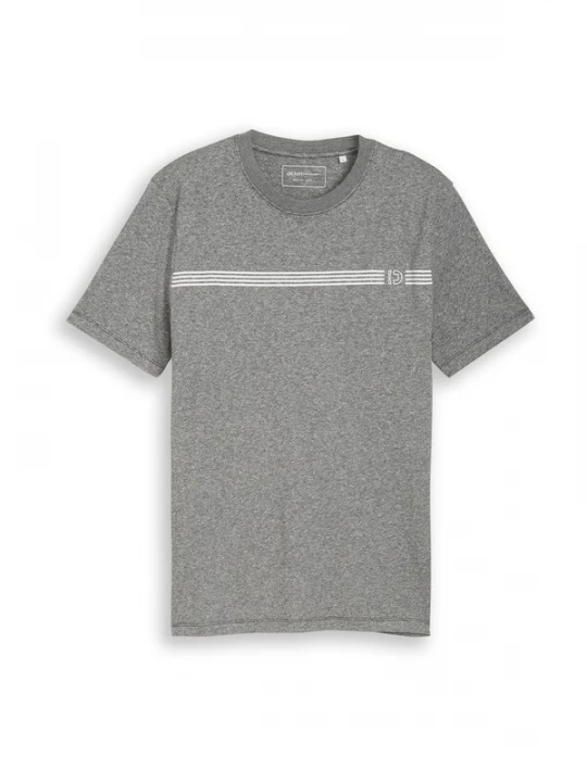 Foto van product TOM TAILOR DENIM Shirt zwart gemêleerd / wit