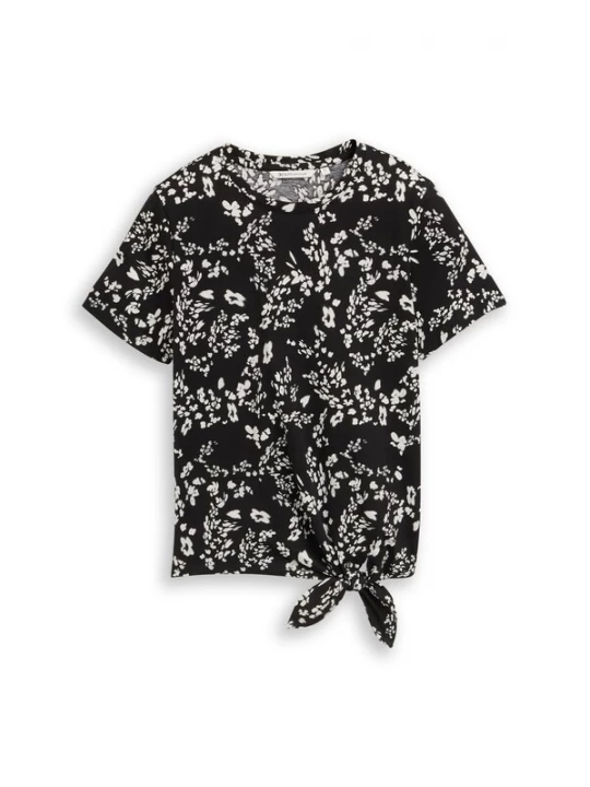Foto van product TOM TAILOR DENIM Shirt zwart / wit