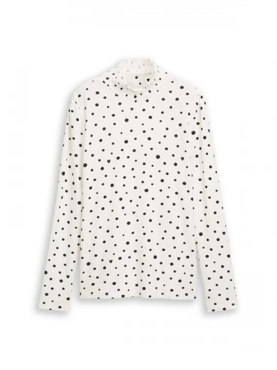 Foto van product TOM TAILOR DENIM Shirt zwart / wit