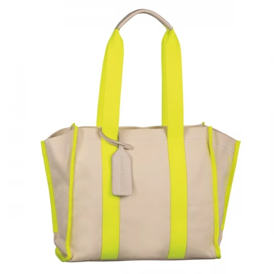 Foto van product TOM TAILOR DENIM Shopper 'Alani' nude / neongeel