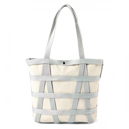 Foto van product TOM TAILOR DENIM Shopper 'Jada' lichtgrijs / offwhite