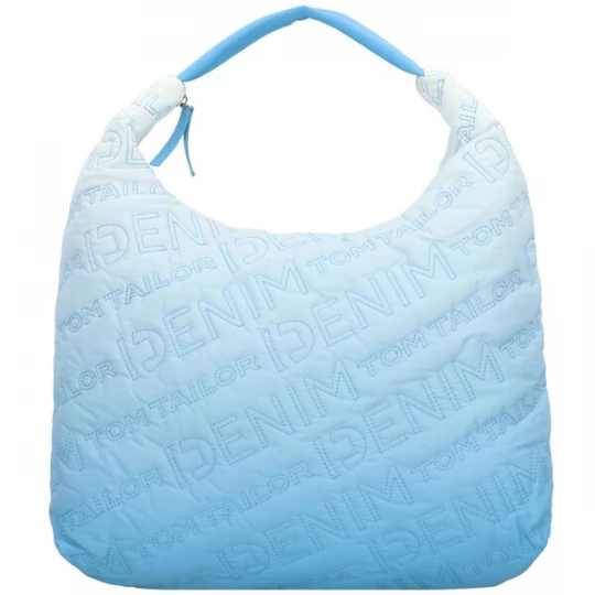 Foto van product TOM TAILOR DENIM Shopper 'Lexa' blauw / wit