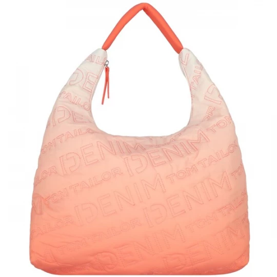 Foto van product TOM TAILOR DENIM Shopper 'Lexa' oranje / wit
