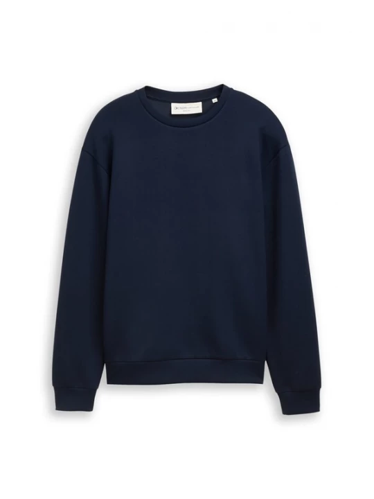 Foto van product TOM TAILOR DENIM Sweatshirt 'Basic Scuba' blauw