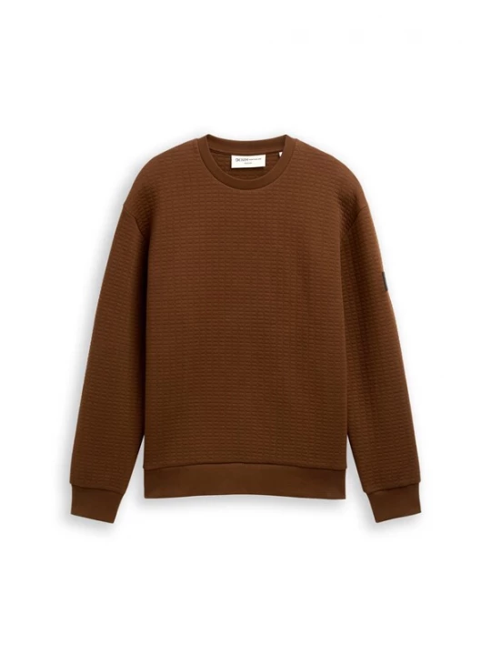 Foto van product TOM TAILOR DENIM Sweatshirt bruin