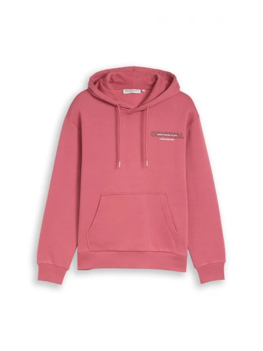 Foto van product TOM TAILOR DENIM Sweatshirt framboos / zwart / wit