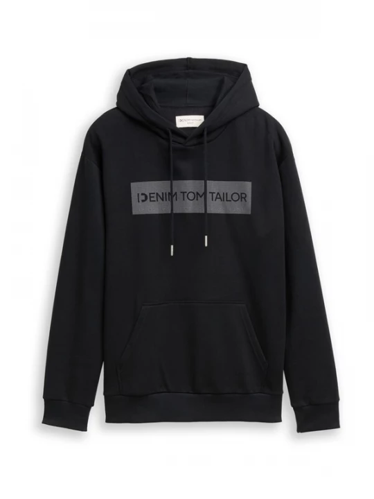 Foto van product TOM TAILOR DENIM Sweatshirt grijs / zwart