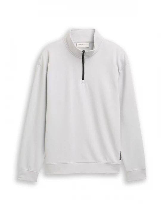 Foto van product TOM TAILOR DENIM Sweatshirt lichtgrijs / zwart