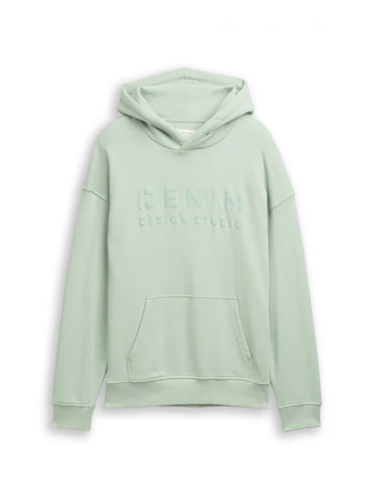 Foto van product TOM TAILOR DENIM Sweatshirt mintgroen / lichtgroen