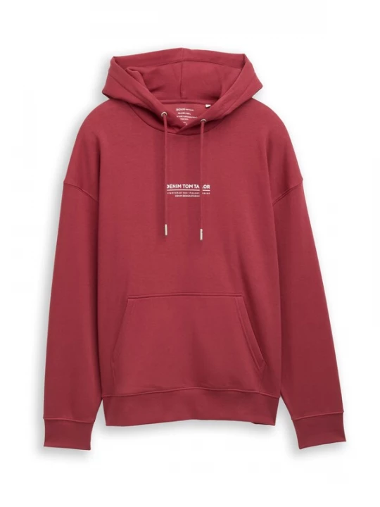 Foto van product TOM TAILOR DENIM Sweatshirt watermeloen rood / wit