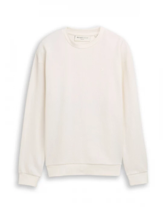 Foto van product TOM TAILOR DENIM Sweatshirt wit