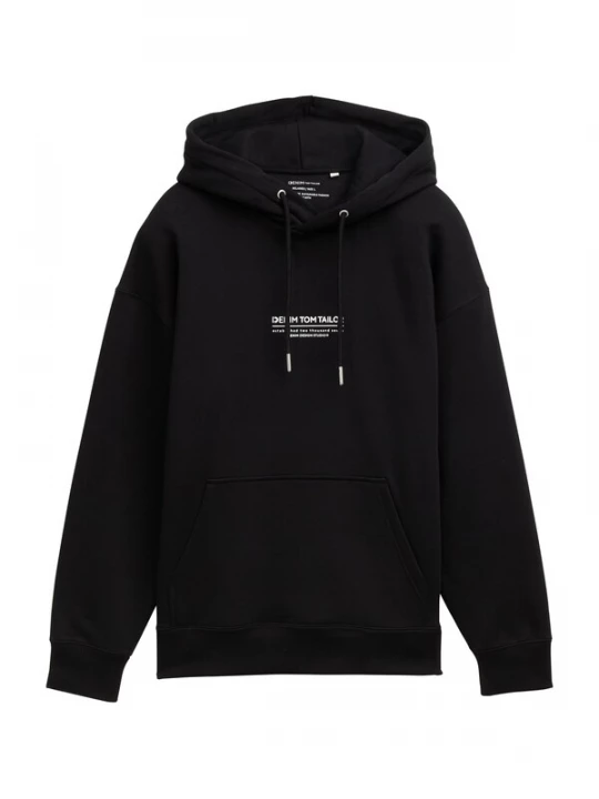 Foto van product TOM TAILOR DENIM Sweatshirt zwart / wit