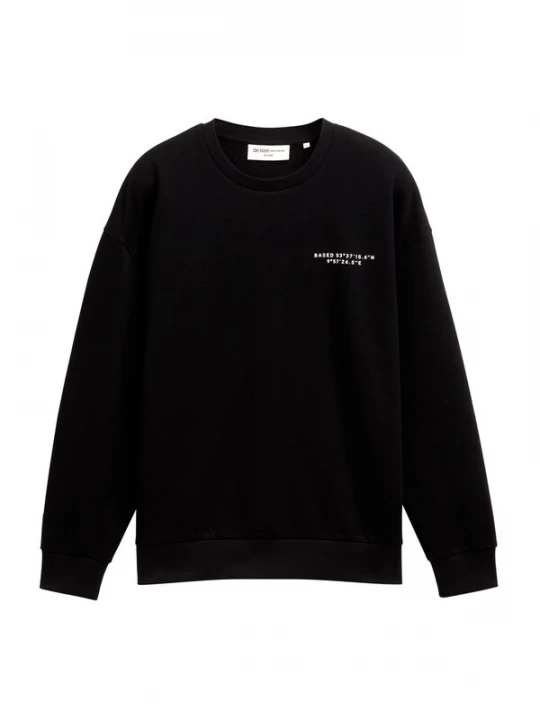 Foto van product TOM TAILOR DENIM Sweatshirt zwart / wit