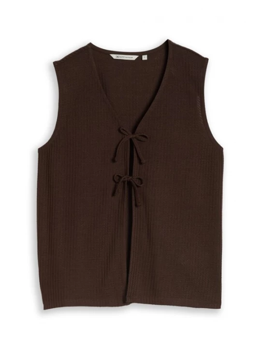 Foto van product TOM TAILOR DENIM Top donkerbruin